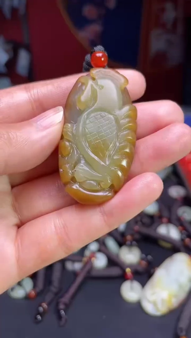 颈饰未镶嵌和田玉123