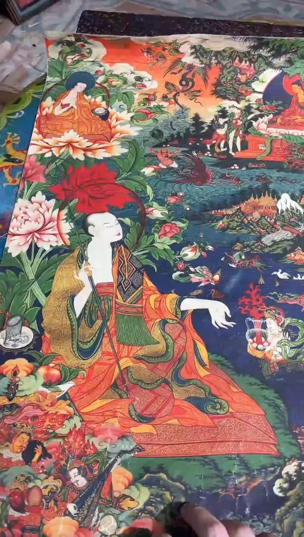 卷轴画路路的唐卡tk160