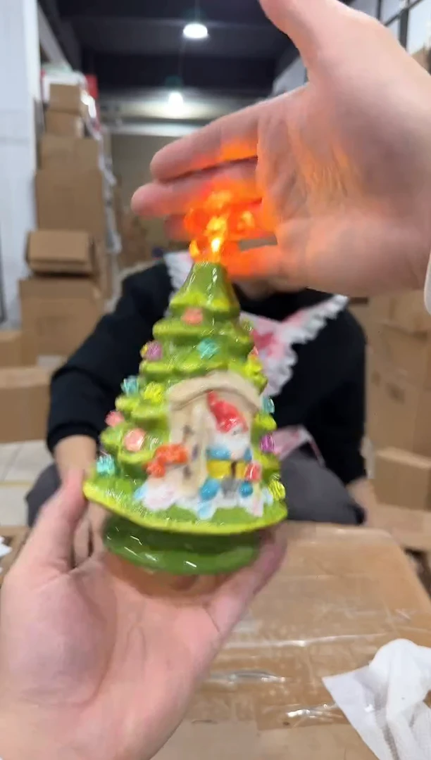 瓷片圣诞树小摆件 aaaaa