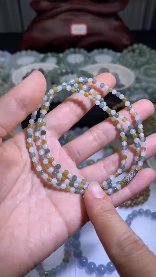 项链未镶嵌翡翠天然翡翠a货