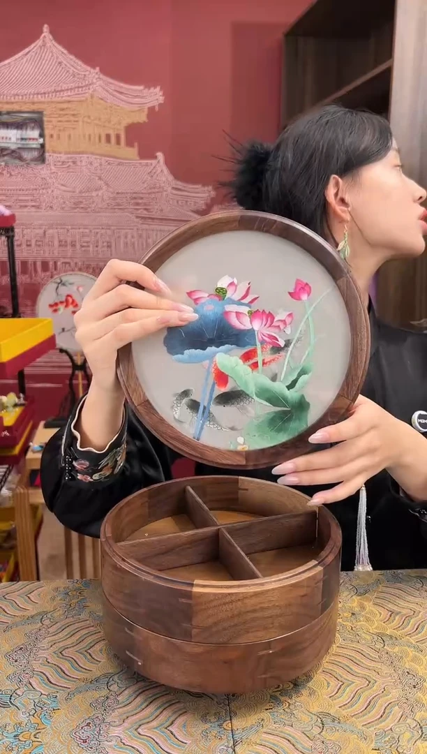 【闪购商品】刺绣非遗苏绣手工刺绣糖果盒