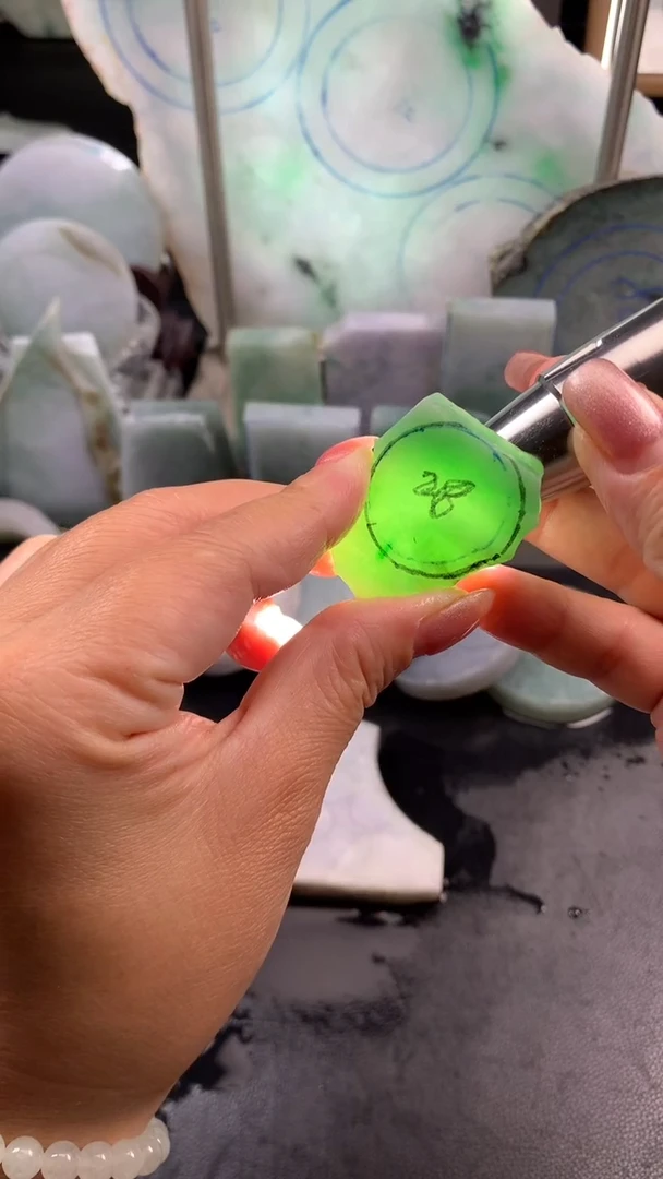 未镶嵌定制翡翠包工包料8