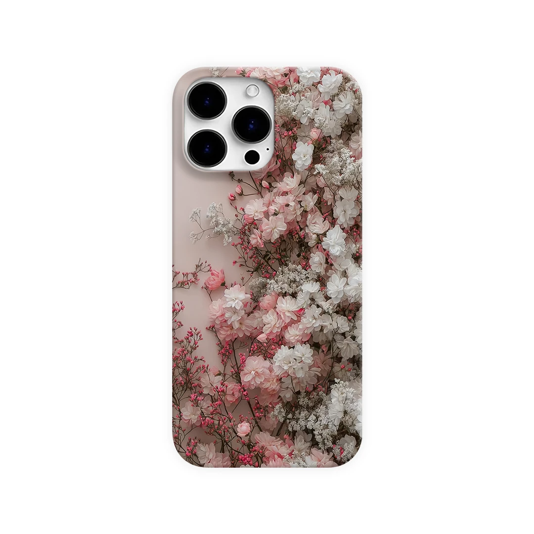 粉白凝香手机壳适用于苹果17promax华为mate荣耀vivo小米oppo一加