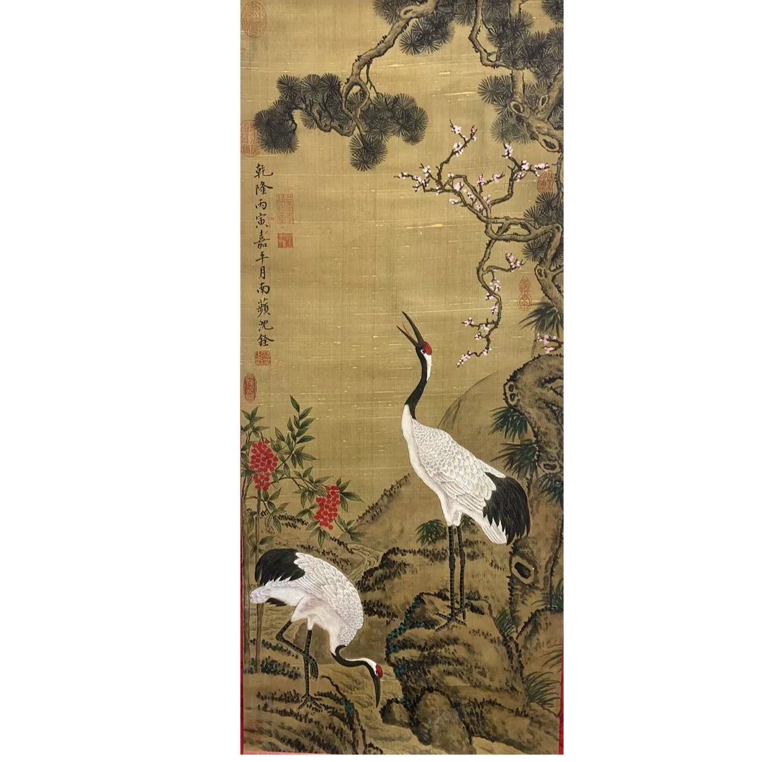 盛世佳作绢本山水立轴100.50 4.5平尺