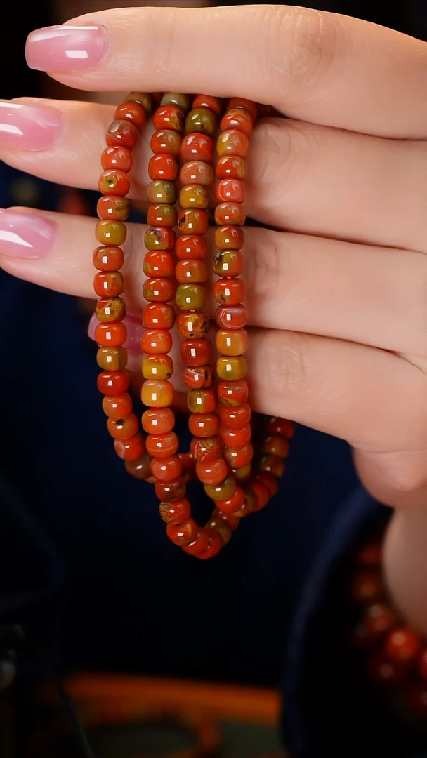 未镶嵌手链南红玛瑙包浆料多圈