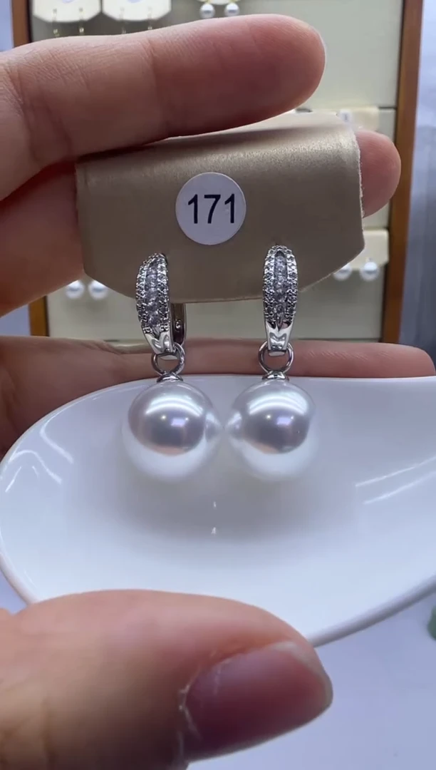 未镶嵌耳饰淡水珍珠171