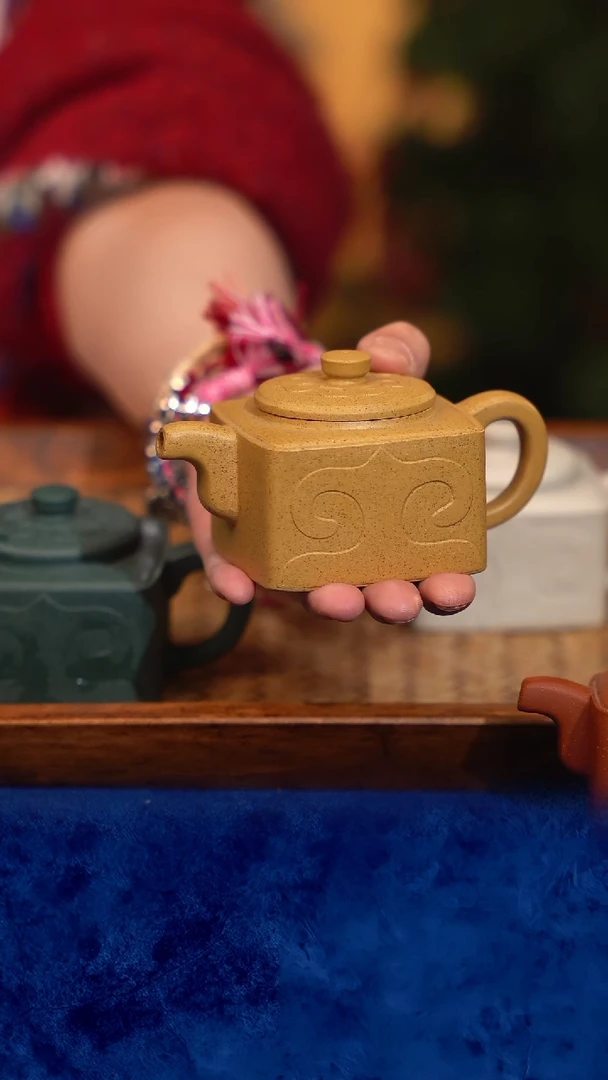 紫砂 宜兴紫砂TZP   饼干 黄