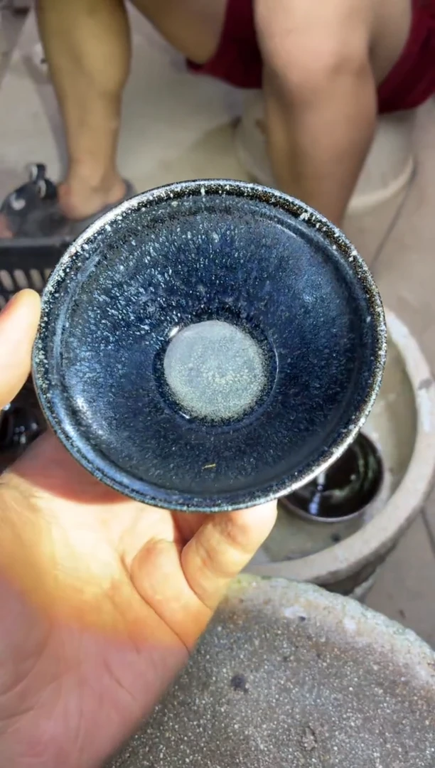 茶盏真柴烧建盏换点柴火