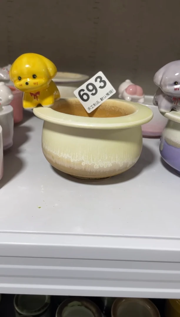 瓷片星***✨693知木小芳花盆编号