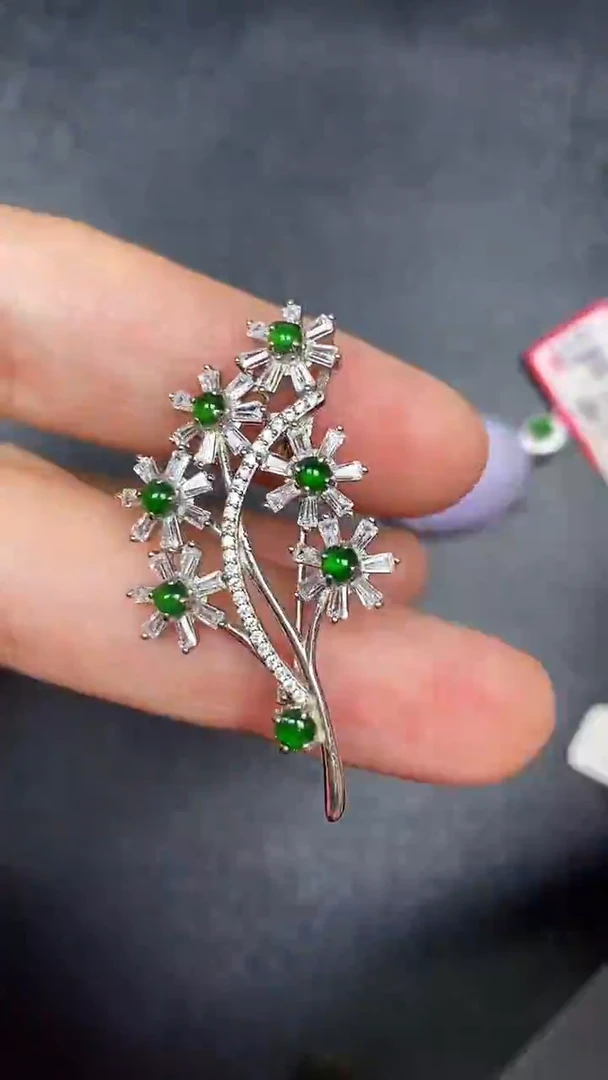 银S925镶嵌戒指翡翠1570