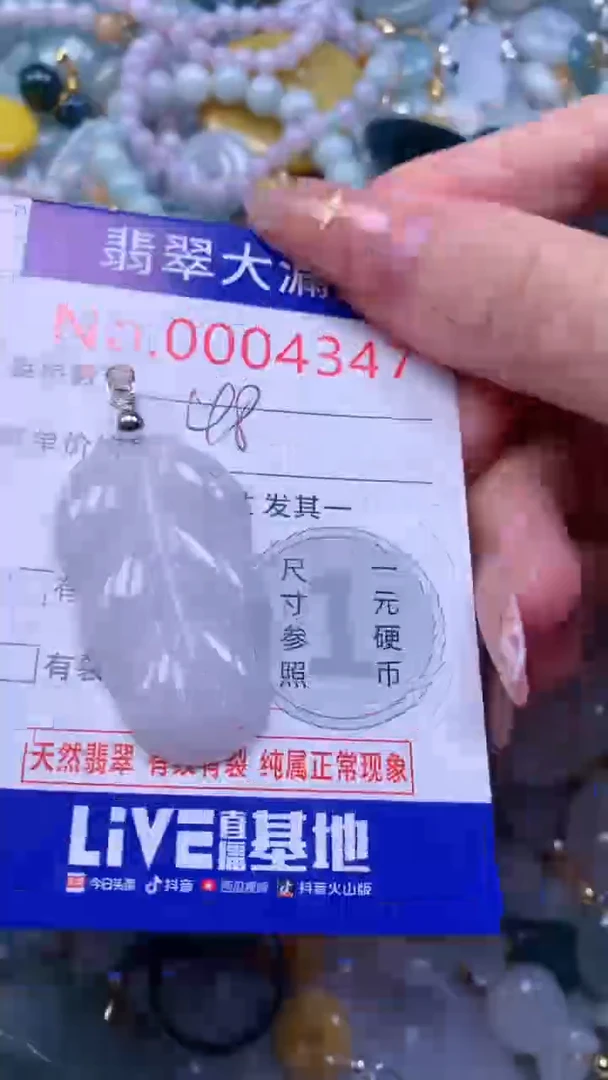 翡翠未镶嵌吊坠(不含链)4347