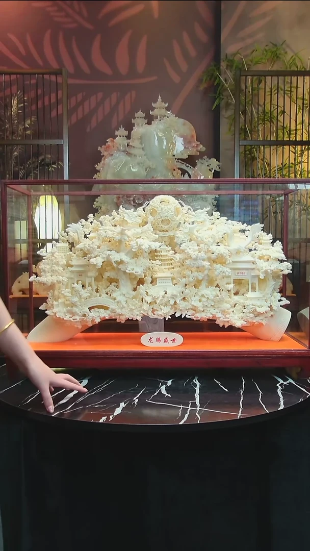 石材财**进家居摆件龙腾盛世