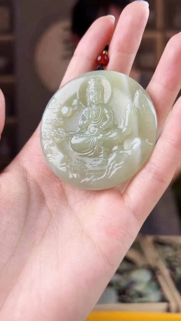 颈饰未镶嵌和田玉拍一发一，多样性发货