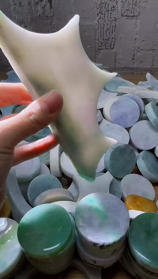 裸石翡翠天然翡翠A货玉 南 195