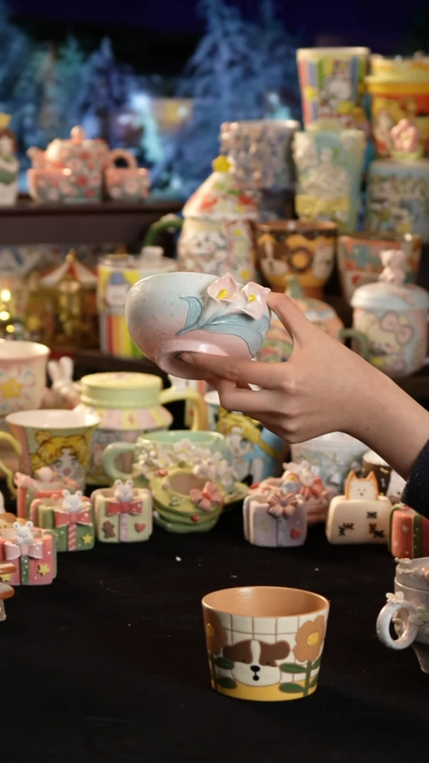 其他陶景德镇釉下彩手绘设计师款陶瓷