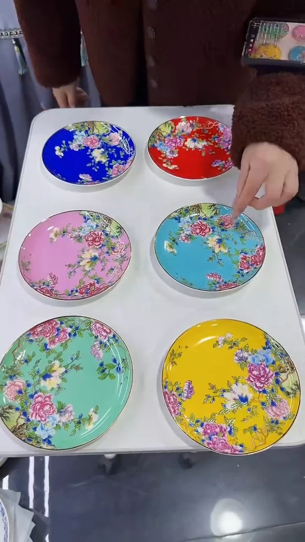 【闪购商品】瓷片6英寸骨碟6个景德镇陶瓷