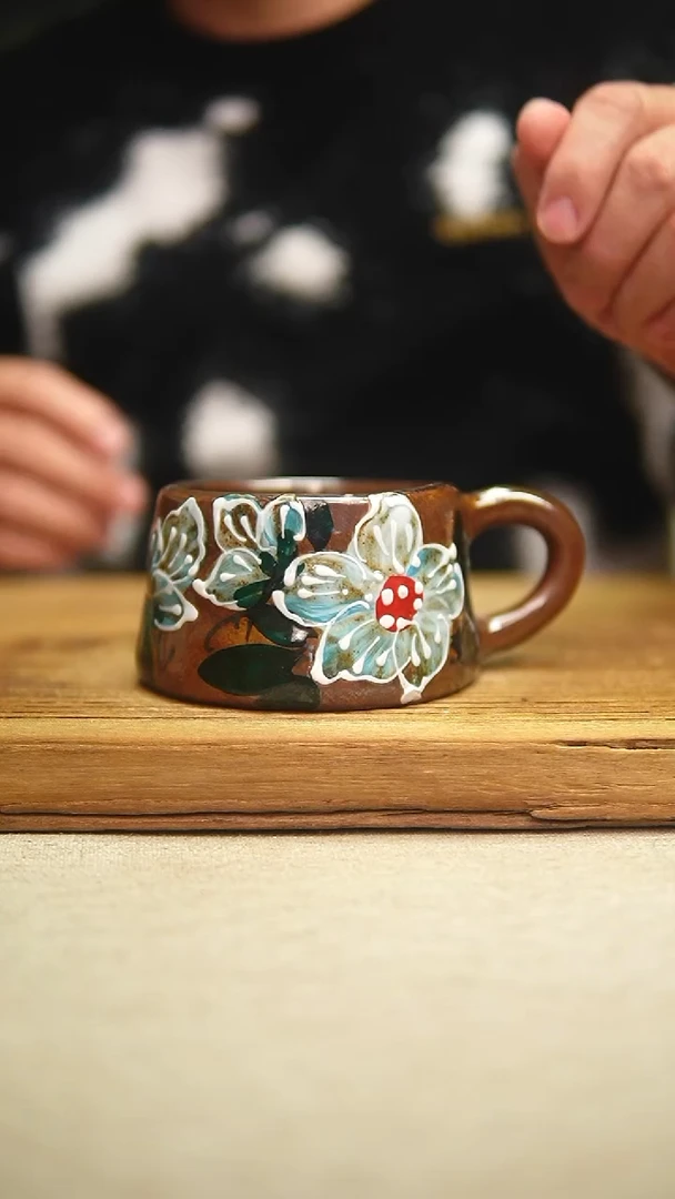 @@陶园瓷舍@@纯手工手绘@高温釉下彩