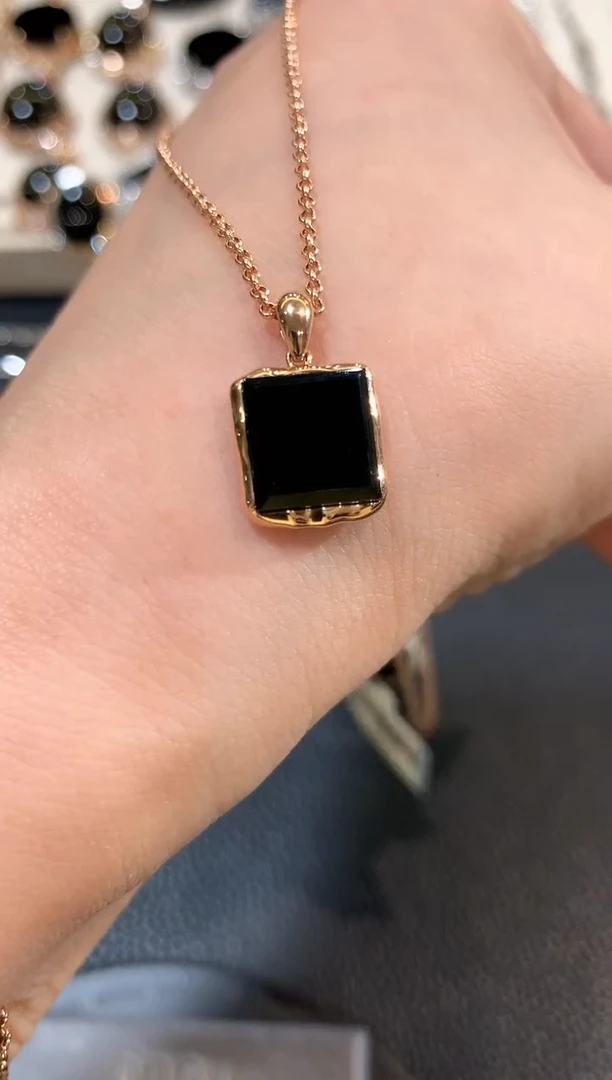 翡翠18K金镶嵌套链n26