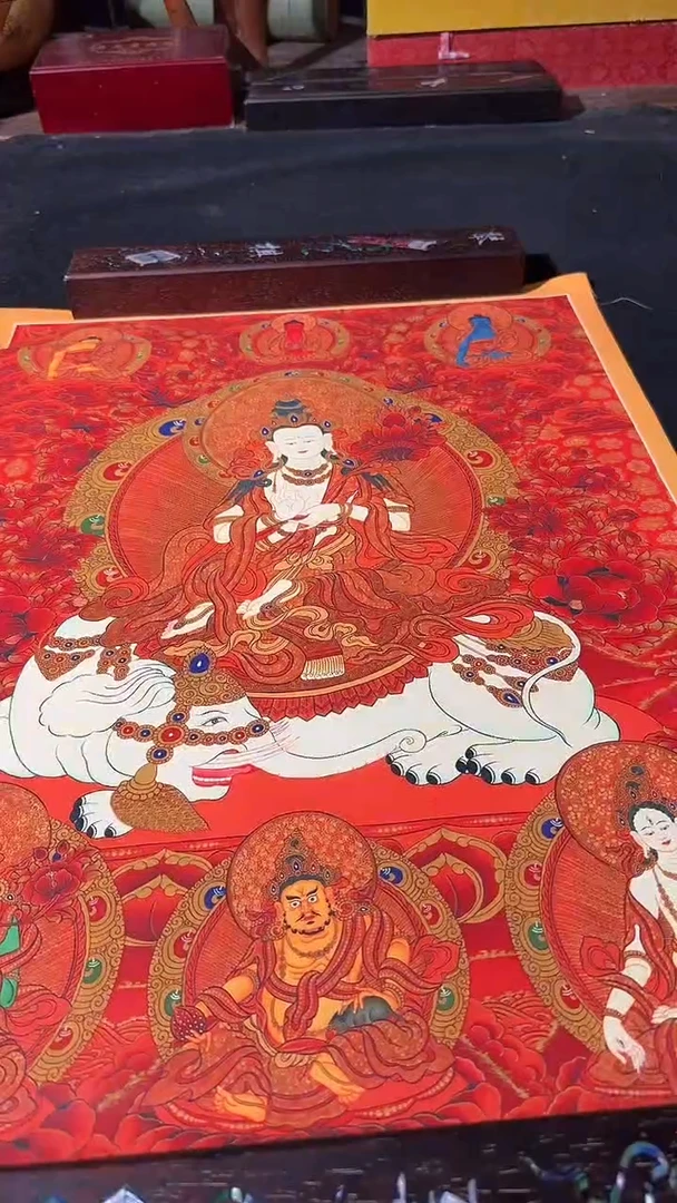 卷轴画藏式珍藏彩绘艺术馆172