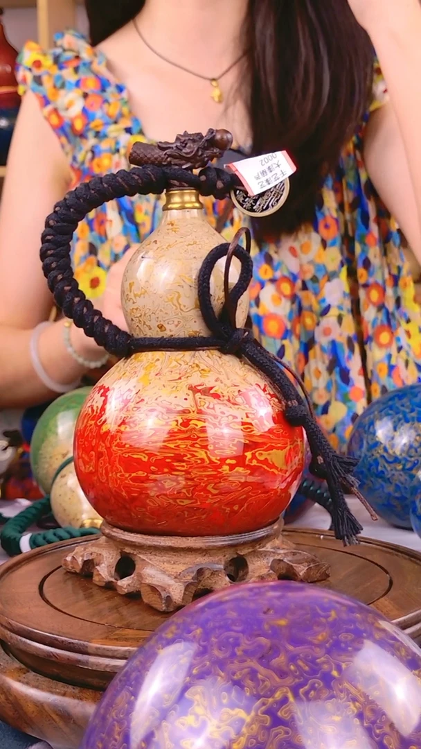 002大漆葫芦，送葫芦就是送福禄
