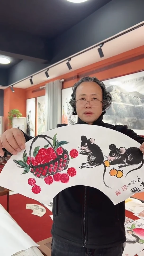 国画李火庆/国画/花鸟