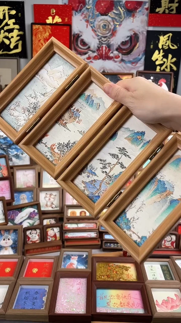 国画纯手绘书法绘画作品