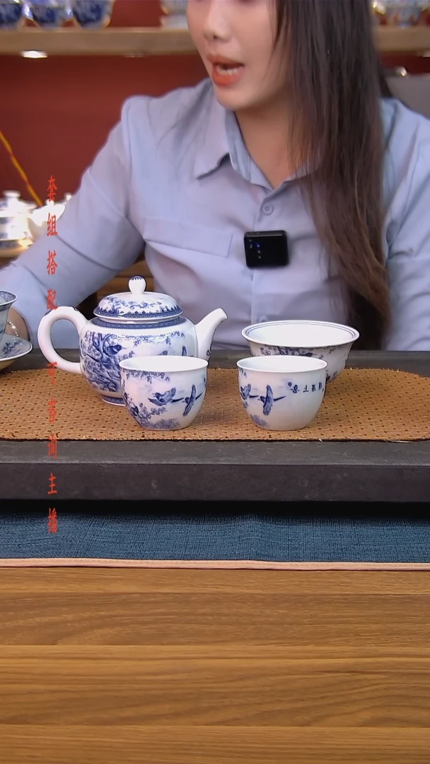 简装家用款4件套 老陶泥开片纹陶瓷茶具