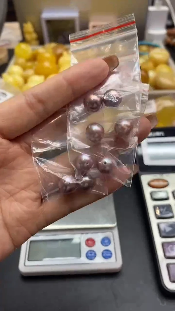 未镶嵌珠宝奇石淡水珍珠330多样性发其中2个