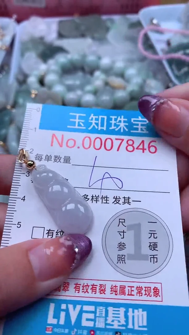 翡翠未镶嵌吊坠(不含链)8746