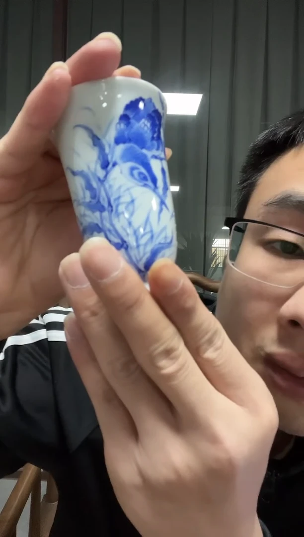 【闪购商品】杯宁封窑青花闻香杯