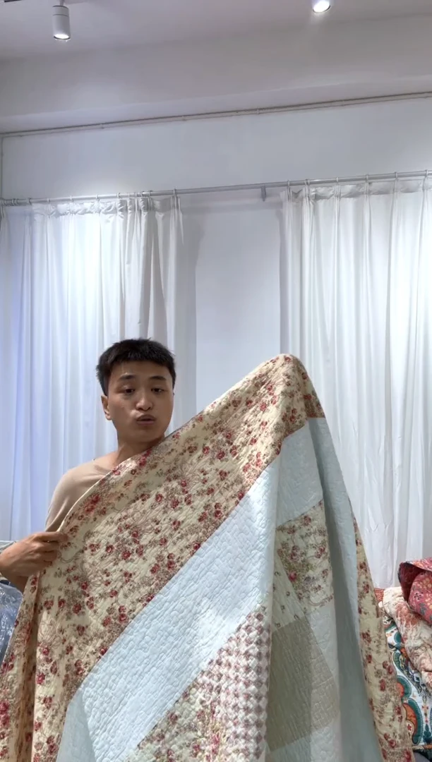 棉230*250纯棉床盖102号微瑕