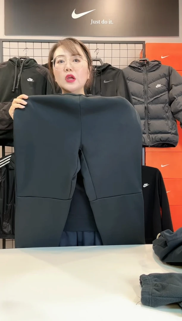 2123 华夫格子长裤XL码150-170斤 不退换