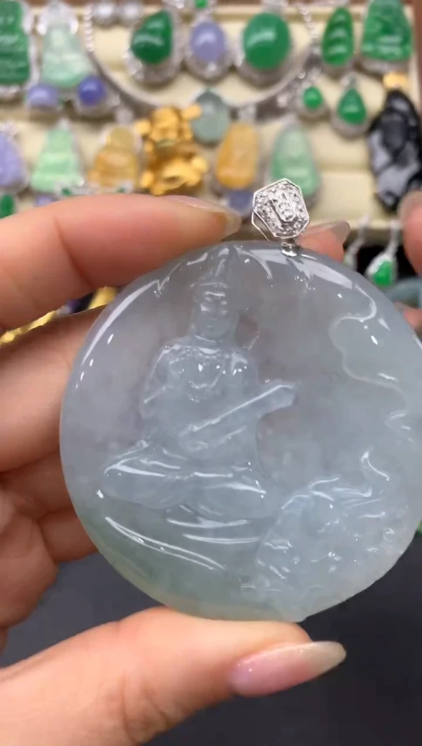 【闪购商品】翡翠颈饰18K金镶嵌103-中国好珍宝