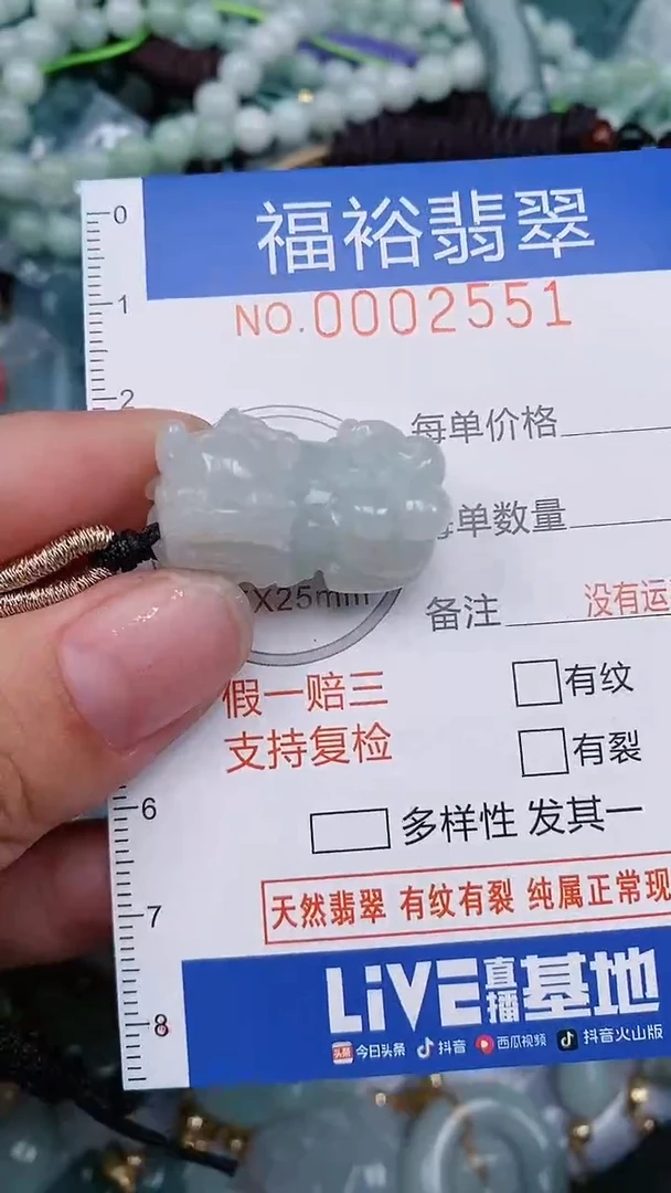 翡翠未镶嵌颈饰...0002551