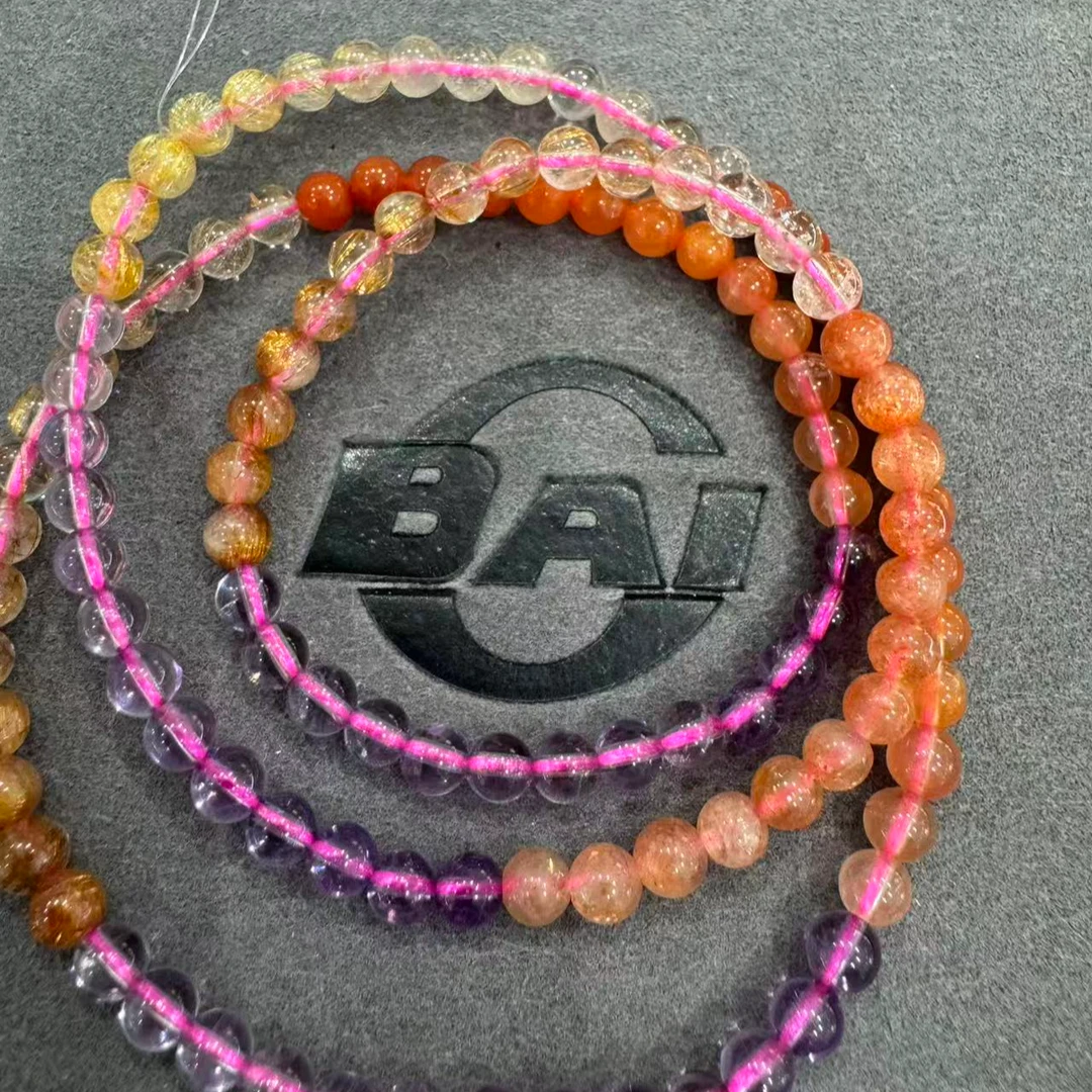 CAIBAI JEWELRY/菜百首饰CPED水晶饰品多宝多圈多样组合小清新