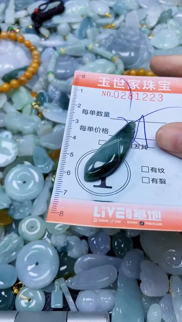 翡翠未镶嵌颈饰闪购0281223