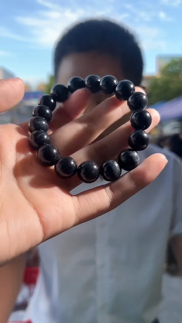 木变石（虎睛石）手链未镶嵌天然蓝虎眼手串多样性发一12mm