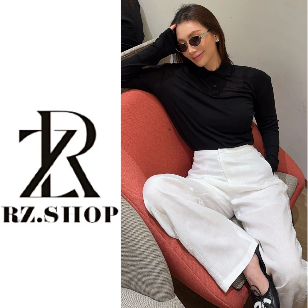 RZ定制款黑灰两色轻薄老钱风polo衫