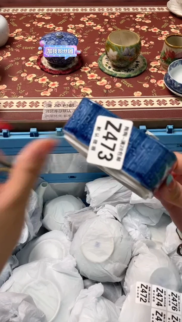瓷片玉**吃瓷器瓷器Z473