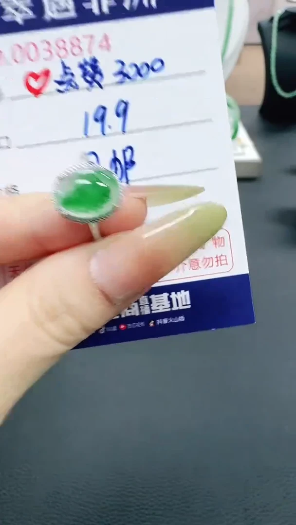 未镶嵌1石英质玉（非洲翠）?****️/8874