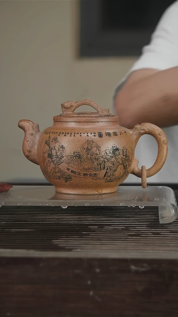 茶壶紫砂原矿紫砂壶400CC17号