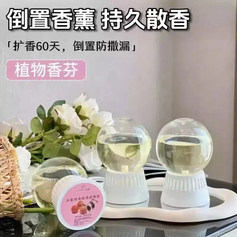 倒置香薰香氛精油球室内持久留香房间卧室清新空气卫生间厕所BC