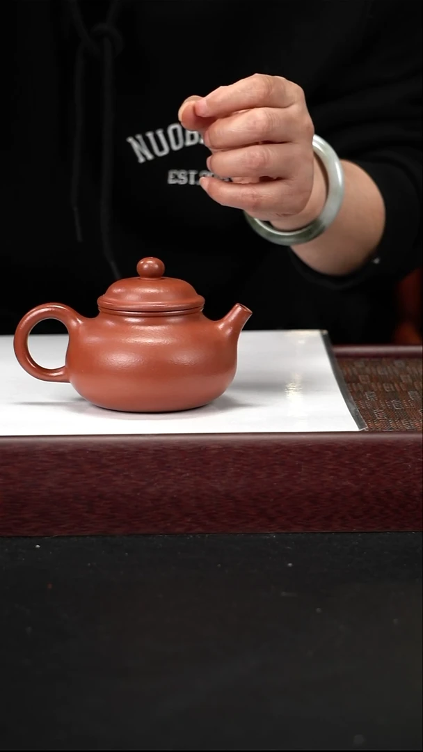 茶壶紫砂zq朱泥容天