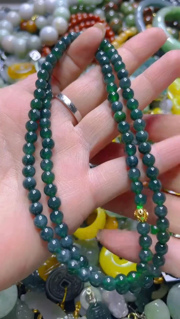 颈饰未镶嵌翡翠5MM