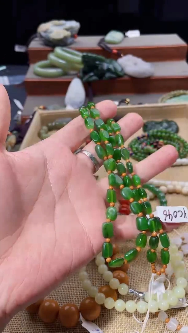 和田玉未镶嵌颈饰拍一发一