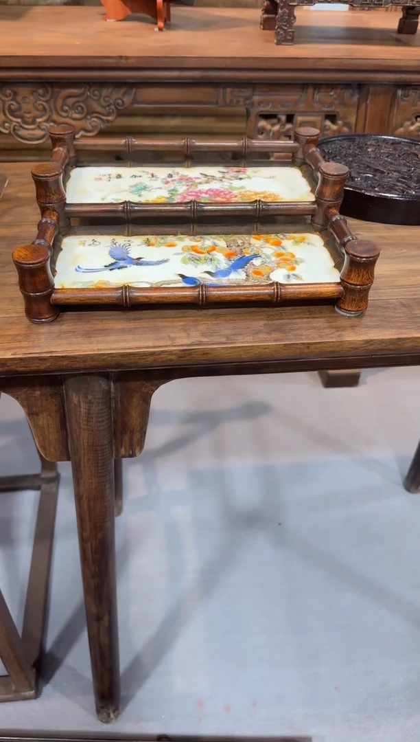 木花梨木 置物架 茶水架