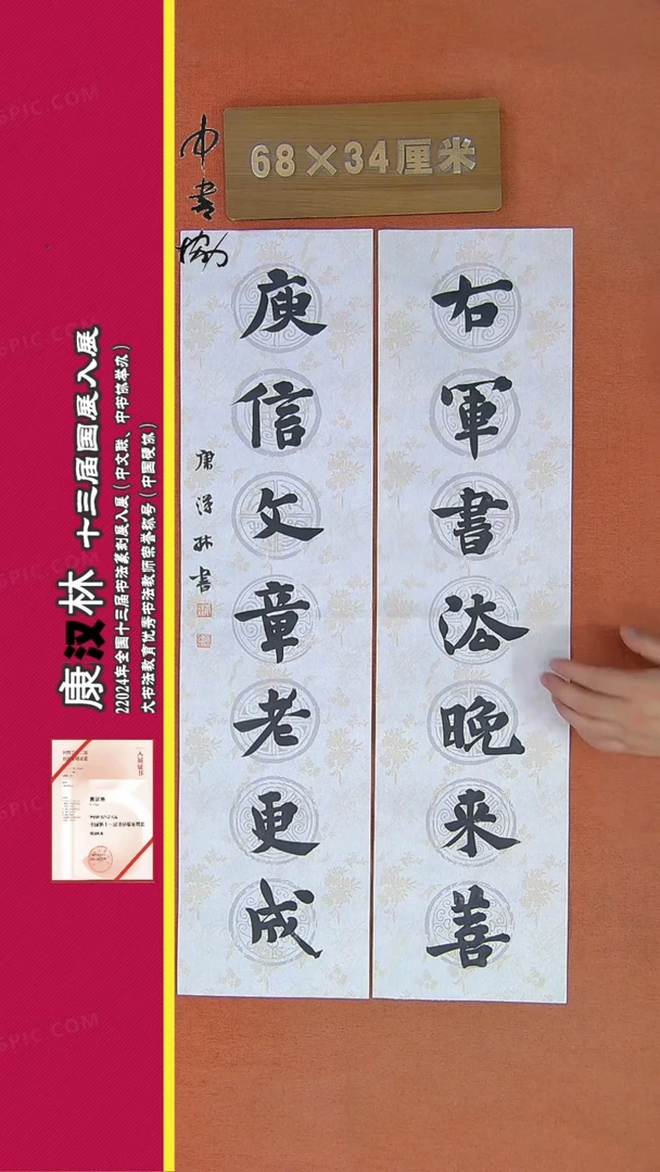【闪购商品】书法98康汉林书法作品