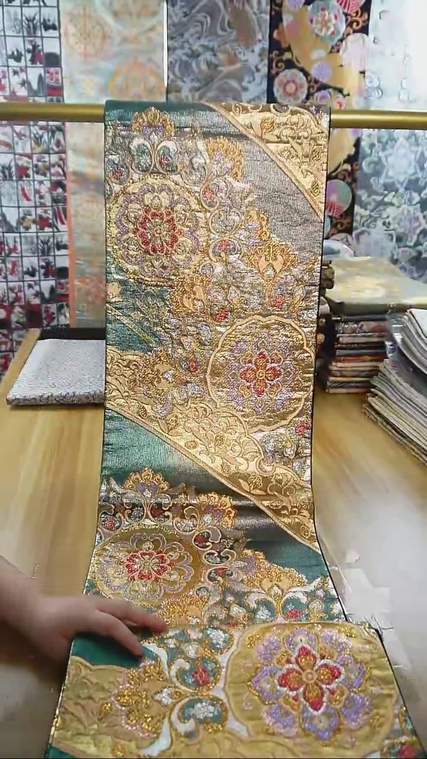 【闪购商品】织绣52 六通彩金宝相花福利