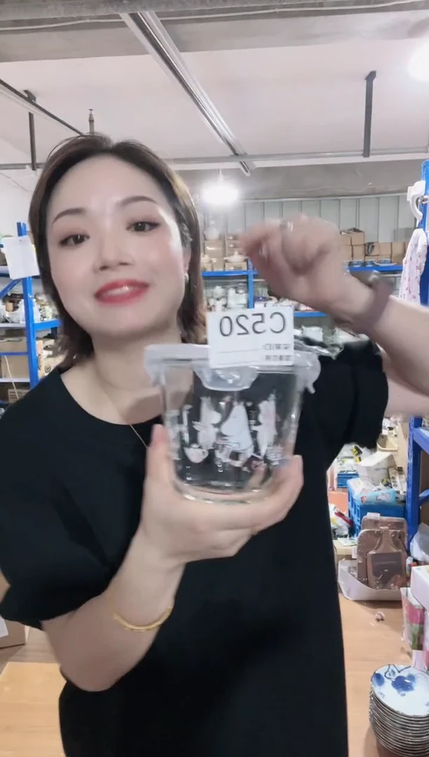 瓷片家用百货 姆明饭盒套装一大一小 C520 白色