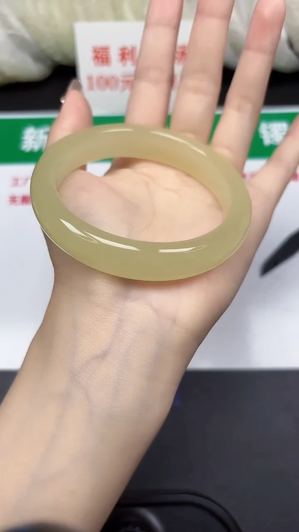 和田玉手镯未镶嵌160-5-63